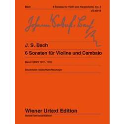 Bach, J.S.: 6 Sonaten für Violine und Cembalo (Klavier) vol.2