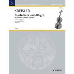 Kreisler: Praeludium und Allegro für Viola und Klavier