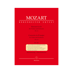 Mozart W.A.: Violinkonzert D-dur nr.4 KV 218