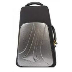 Trumpet case for two trumpets BAM NEW TREKKING silver carbon
