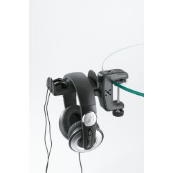 Headphone holder with table clamp K&M