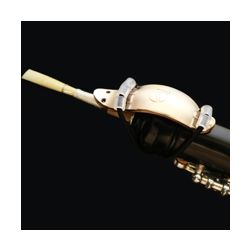 LefreQue äänisilta-resonanssilevy hopeoitu messinki 55 mm oboe,fagotti,e-torvi,nokkahuilu  Extra Curved