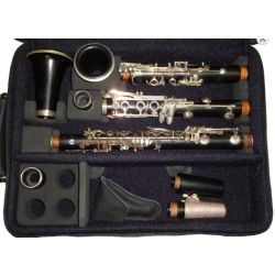 Double Case for  a  Clarinet and Bb Clarinet Royal Blue