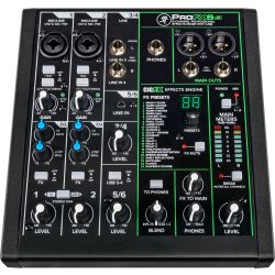 Mixer Mackie Pro FX6v3 with effects