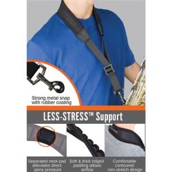 AltoSax strap Less Stress Neoprene  22"
