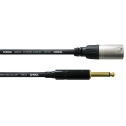 Cordial 10m XLR male - plug mono 6,3mm NewFair Line
