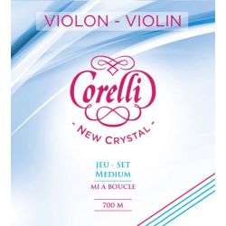 Violin string Corelli Crystal E medium loop end