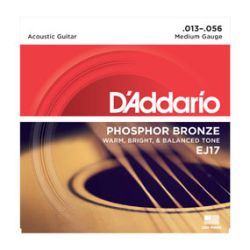 Acoustic strings 013-056 D'Addario EJ17 Medium