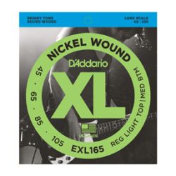 Bass strings 045-105 D'Addarion EXL165 Nickel Wound Bass Custom Light Long Scale