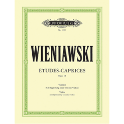 Wieniawski, H: Etudes-Caprices op.18 for 2 Violins