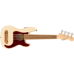 Bassoukulele Fender Fullerton Precision Bass Olympic White