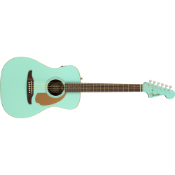 Electro-acoustic guitar - Fender Malibu Player Aqua Splash