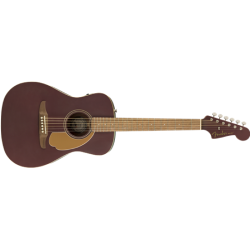 Kitara Fender Malibu Player teräskielinen elektroakustinen Burgundy Satin
