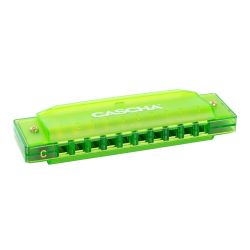 Kids harmonica Fun, green