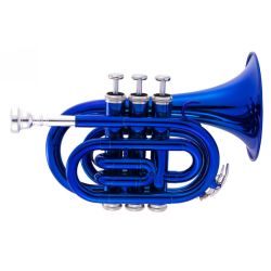 Pocket trumpet John Packer JP159BL, blue