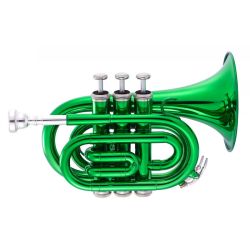 Pocket trumpet John Packer JP159G, green