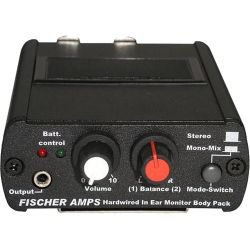 Kuulokevahvistin Fischer Amps Hardwired In Ear Belt Pack