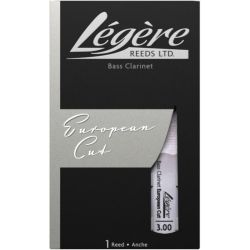 Bass Clarinet reed Legere European Cut, synthetic