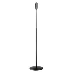 One hand microphone stand - black