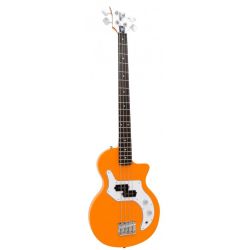 Orange O Bass: 4 string electric bass guitar in orange finish