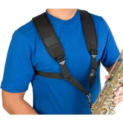 Saxophone Harness with Deluxe Metal Trigger Snap (Large)