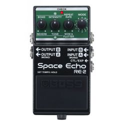 BOSS Space Echo RE-2 - The Authentic Space Echo Experience in a Compact Pedal