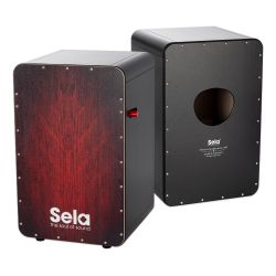 Cajon Sela CaSela Pro Red Dragon with snare on/off