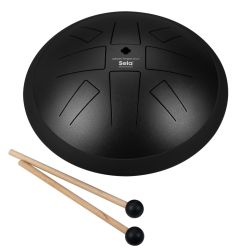 Tongue Drum 10" Sela Percussion A Hirajoshi Black
