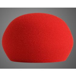 Tuulisuoja Shure SM58-mikrofonille, punainen väri