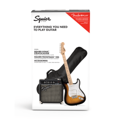 Squier Sonic Stratocaster Pack, black