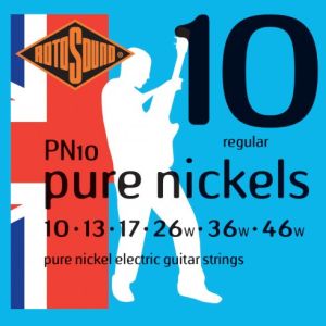 Sähkökitaran kielisarja 010-046 Rotosound Pure Nickels