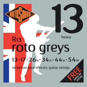 Sähkökitaran kielisarja 013-054 Rotosound Roto Greys