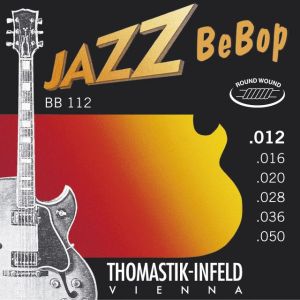 Sähkökitaran kielisarja 012-050 Thomastik Jazz Bebop Round Wound