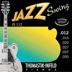 Sähkökitaran kielisarja 012-050 Thomastik Jazz Swing Flat Wound