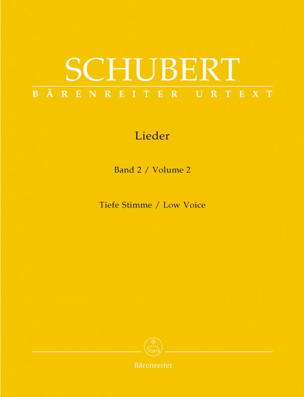 SCHUBERT: LIEDER LOW/TIEFE BAND 2