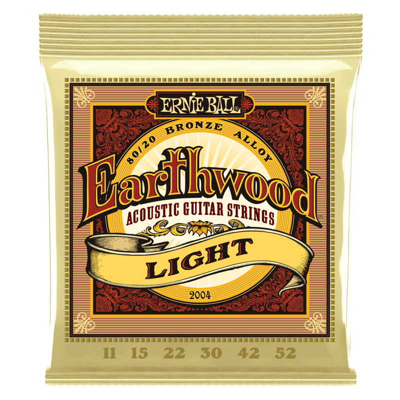 Akustisen kitaran kielisarja 011-052 Ernie Ball Bronze Light