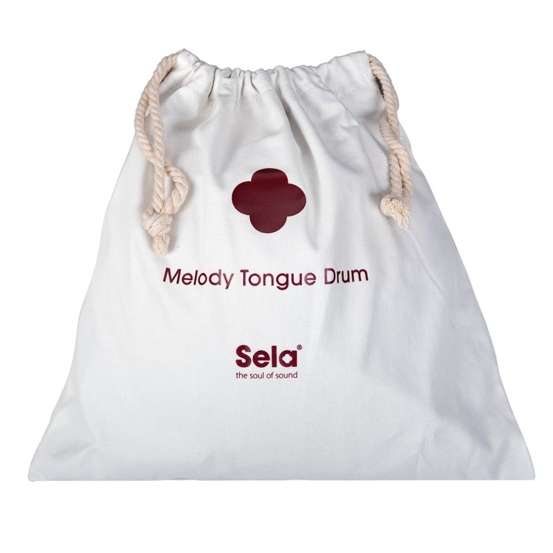 Kielirumpu Tongue Drum 10" Sela Percussion A Hirajoshi, Musta