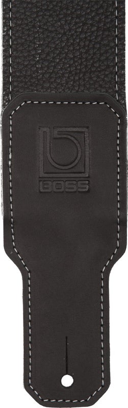 Kitarahihna BOSS 2,5" Black Premium Leather
