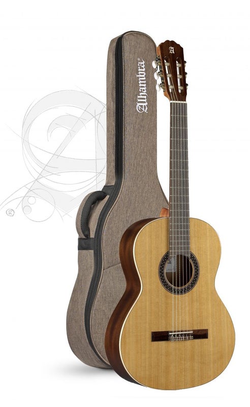 Klassinen kitara Alhambra 1/2 Guitarra Hybrid Terra